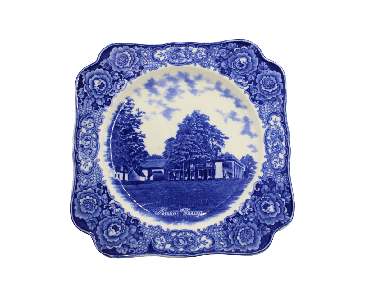 Vintage "Mount Vernon" Bicentennial Decorative Plate by Crown Ducal, 1932 - The Great Republic