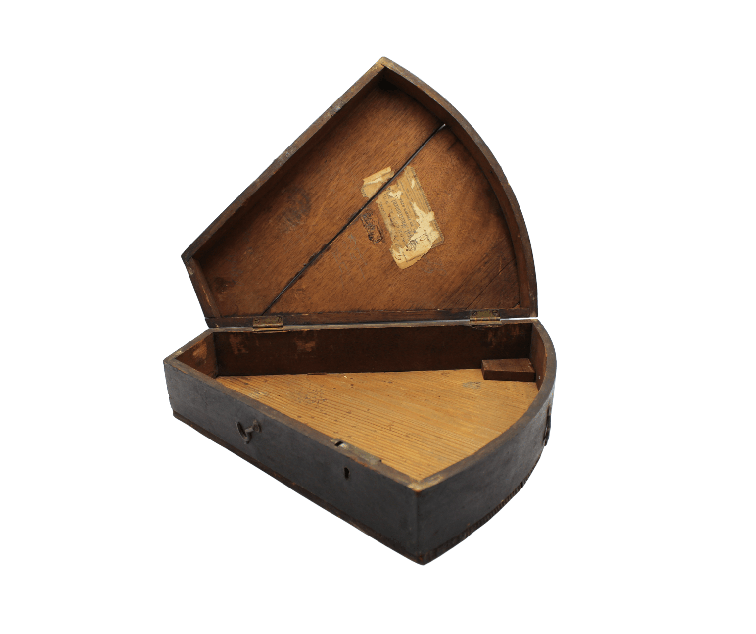 Vintage Spencer & Co. Cased Brass and Wood Sextant, circa 1830s - 40s - The Great Republic