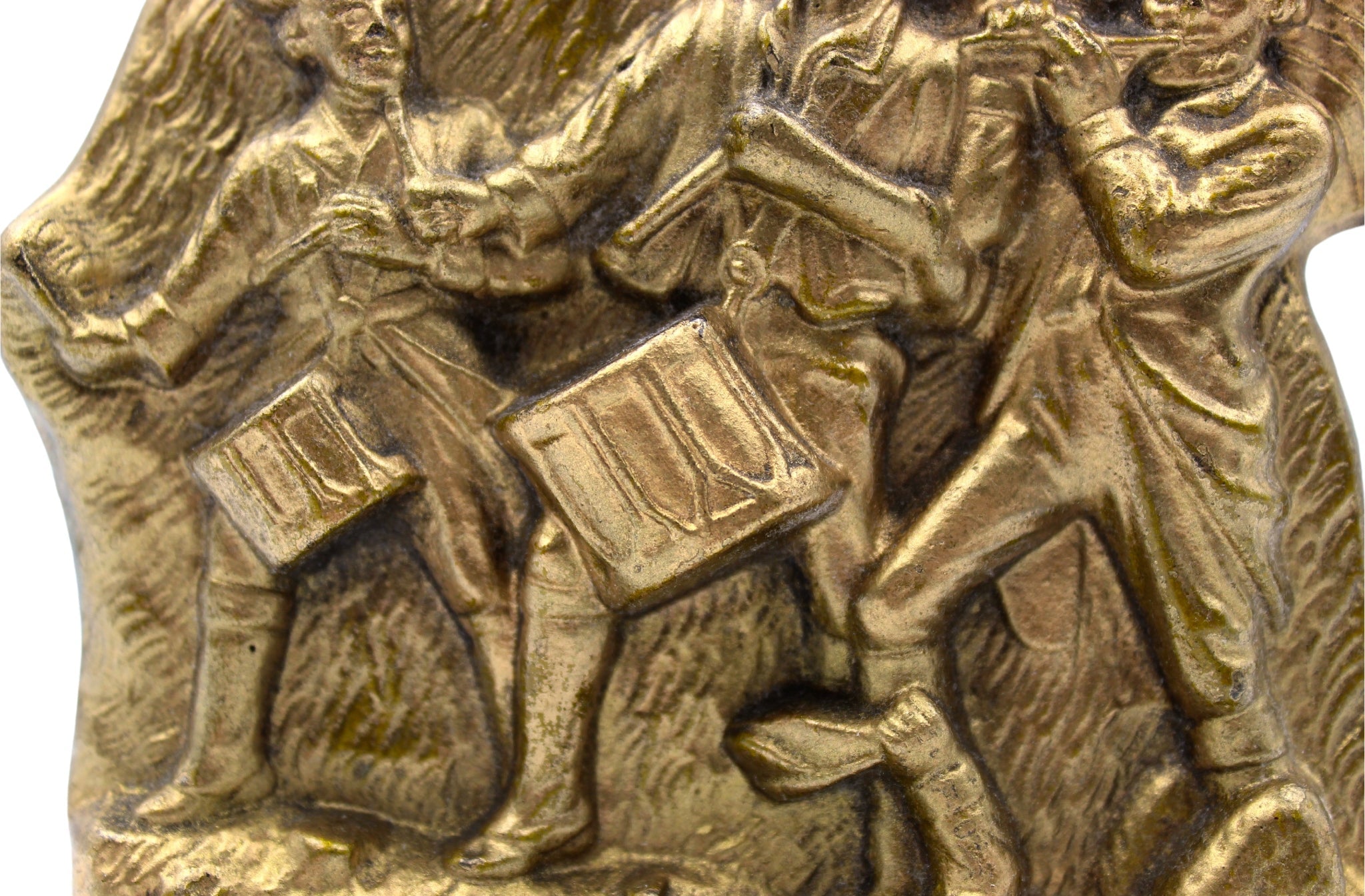 Vintage "Spirit of '76" Bookends by S.C.C., 1974 - The Great Republic