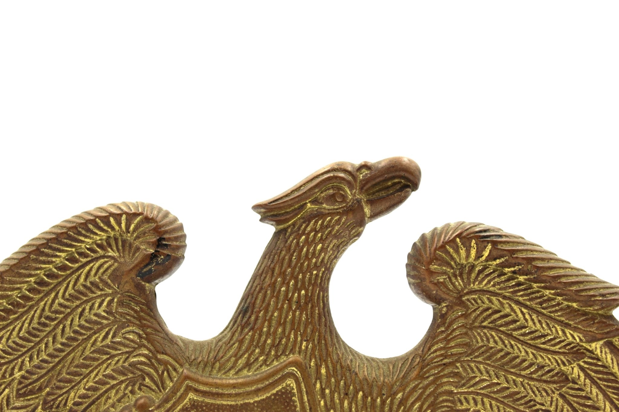 Vintage Spreadwing Brass Eagle Bookends by Virginia Metalcrafters, 1952 - The Great Republic