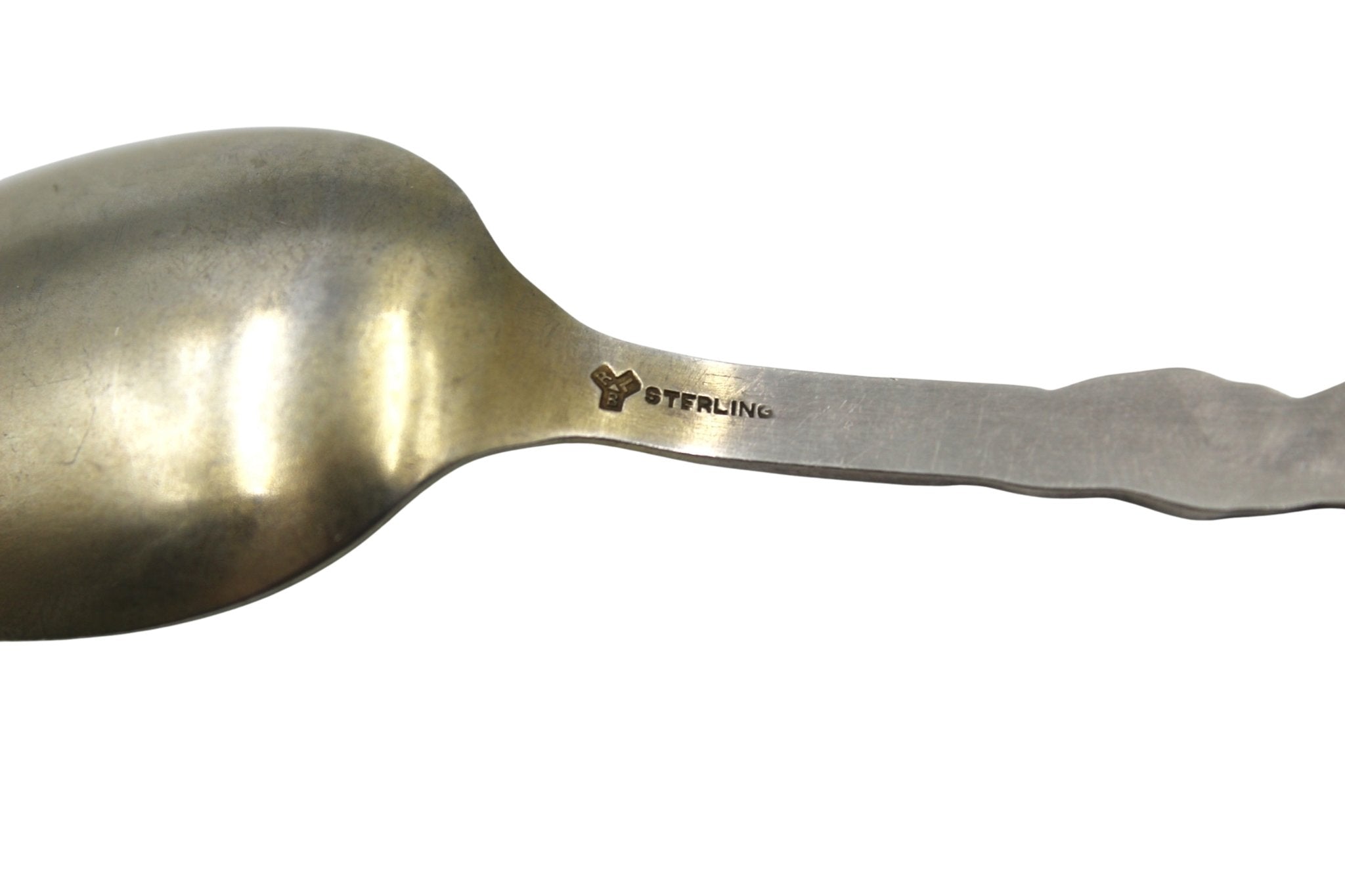 Vintage Sterling Silver Belvidere, Illinois Souvenir Spoon with Portrait of Abraham Lincoln - The Great Republic