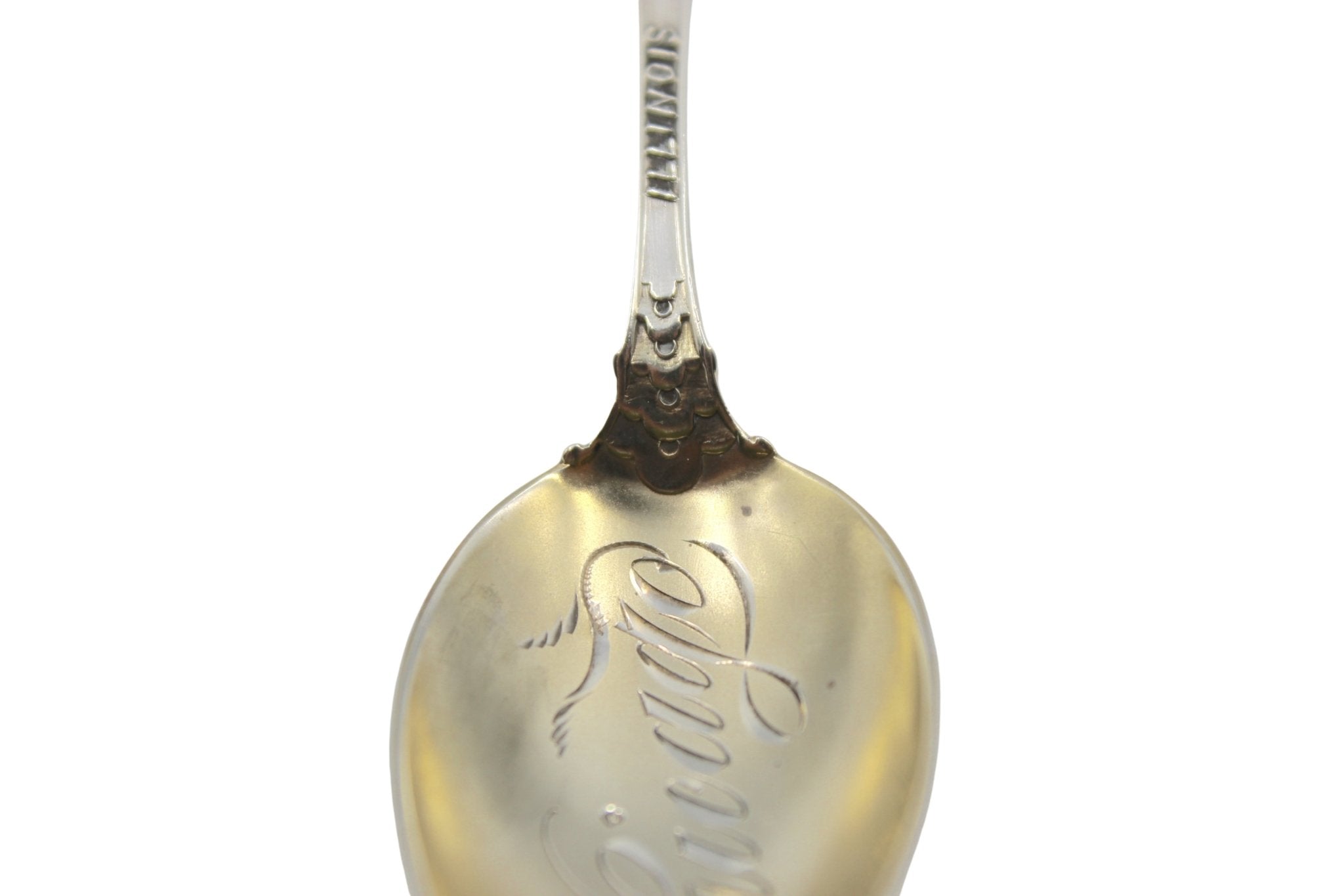 Vintage Sterling Silver Chicago Souvenir Tea Spoon - The Great Republic