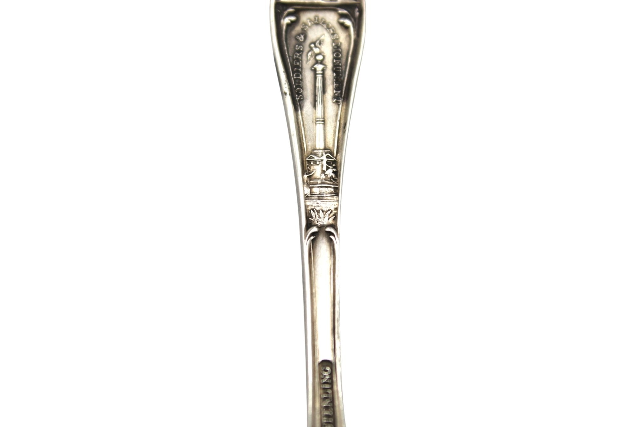 Vintage Sterling Silver Starved Rock, Illinois Souvenir Spoon - The Great Republic