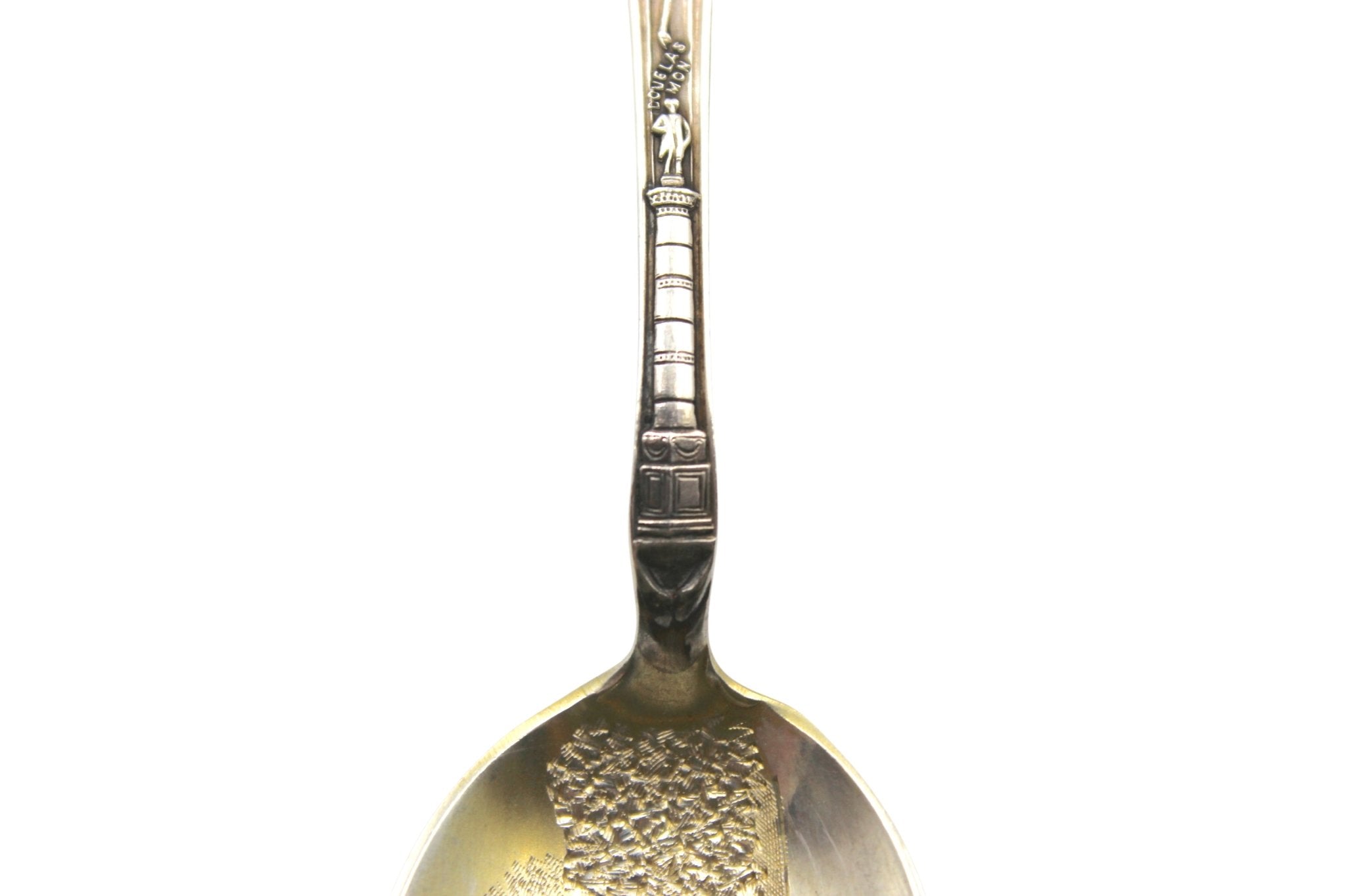 Vintage Sterling Silver Starved Rock, Illinois Souvenir Spoon - The Great Republic