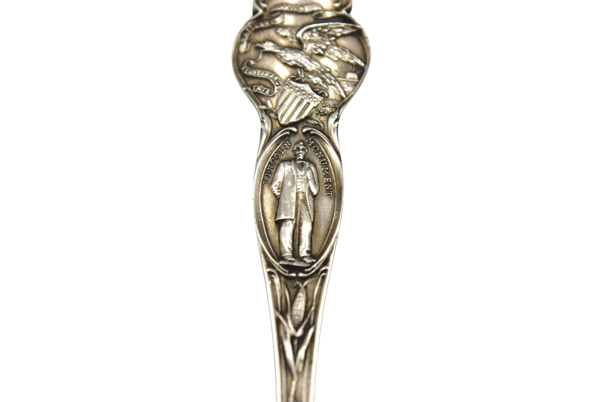 Vintage Sterling Silver Starved Rock, Illinois Souvenir Spoon - The Great Republic