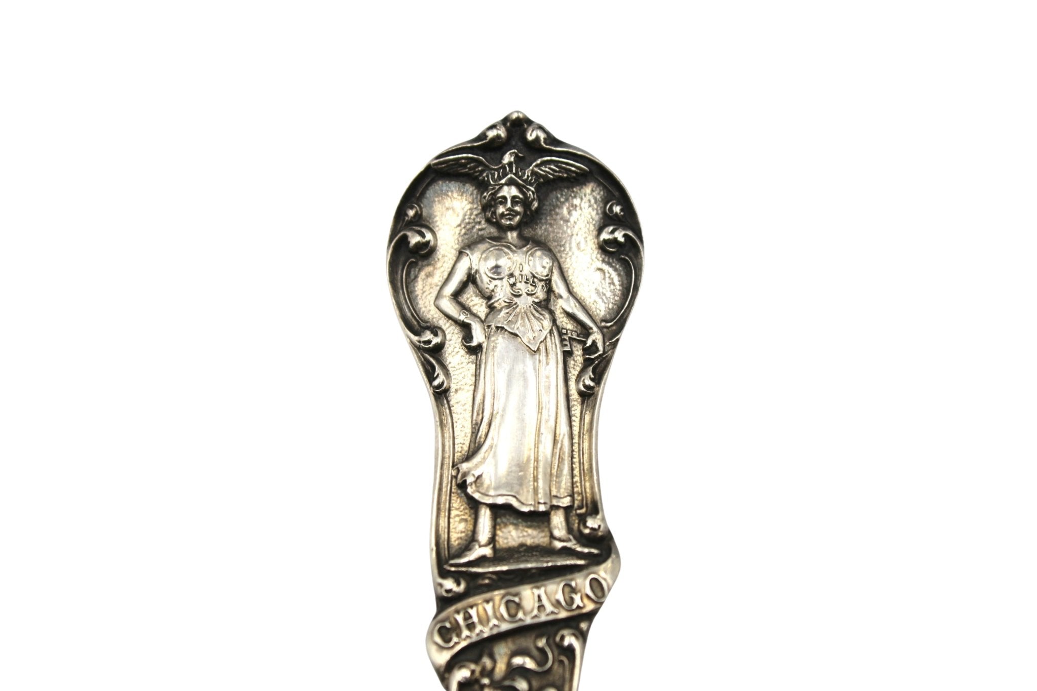 Vintage Sterling Silver "The Republic" Chicago Souvenir Spoon - The Great Republic