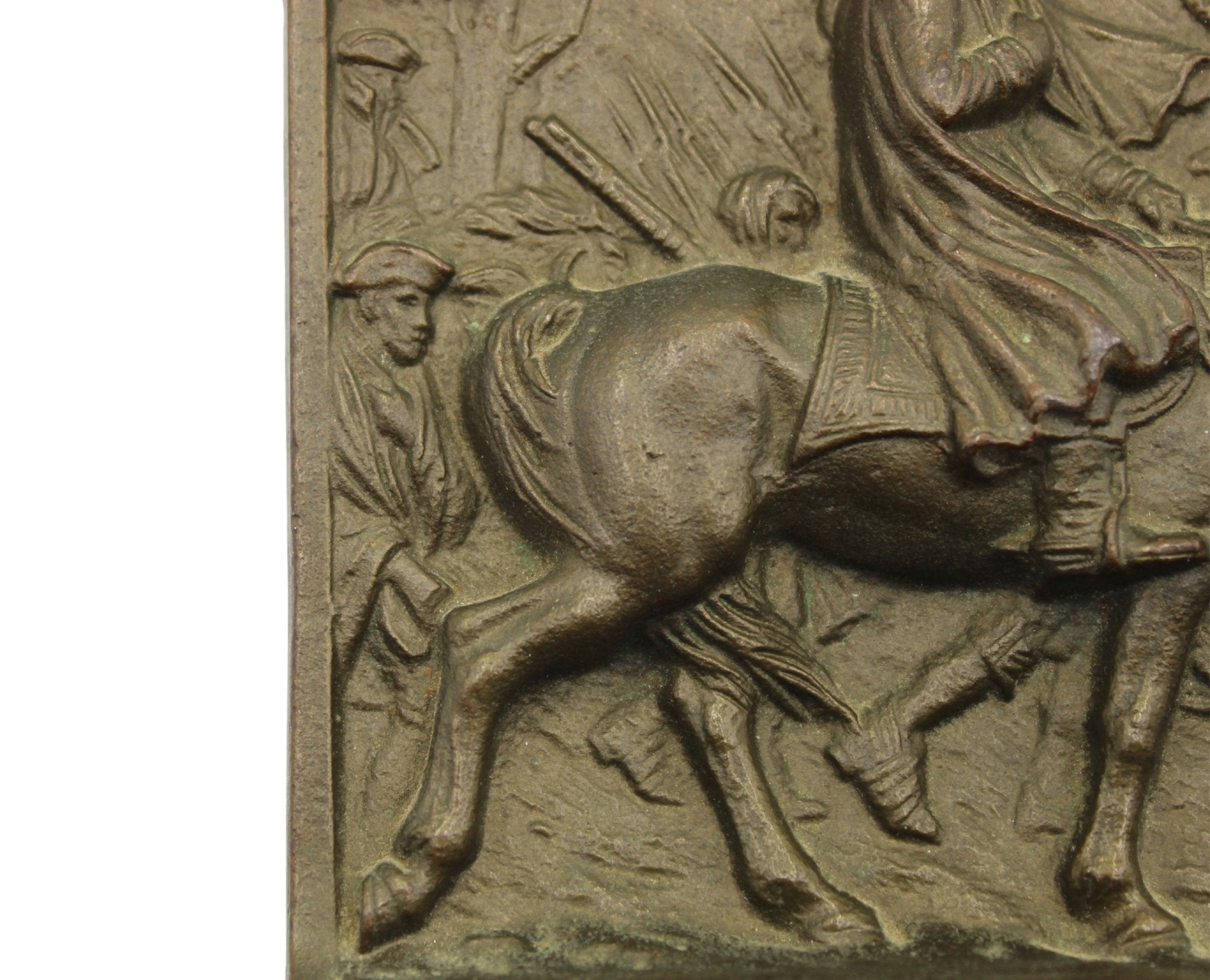 Vintage Washington at Valley Forge Bookends by Hubley, Circa 1925 - The Great Republic