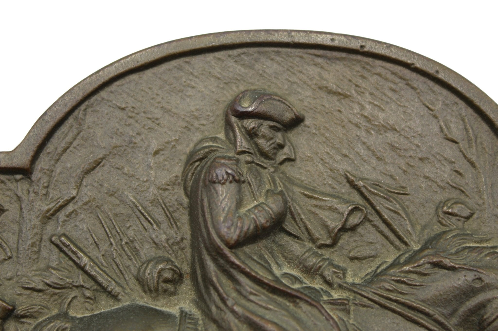 Vintage Washington at Valley Forge Bookends by Hubley, Circa 1925 - The Great Republic