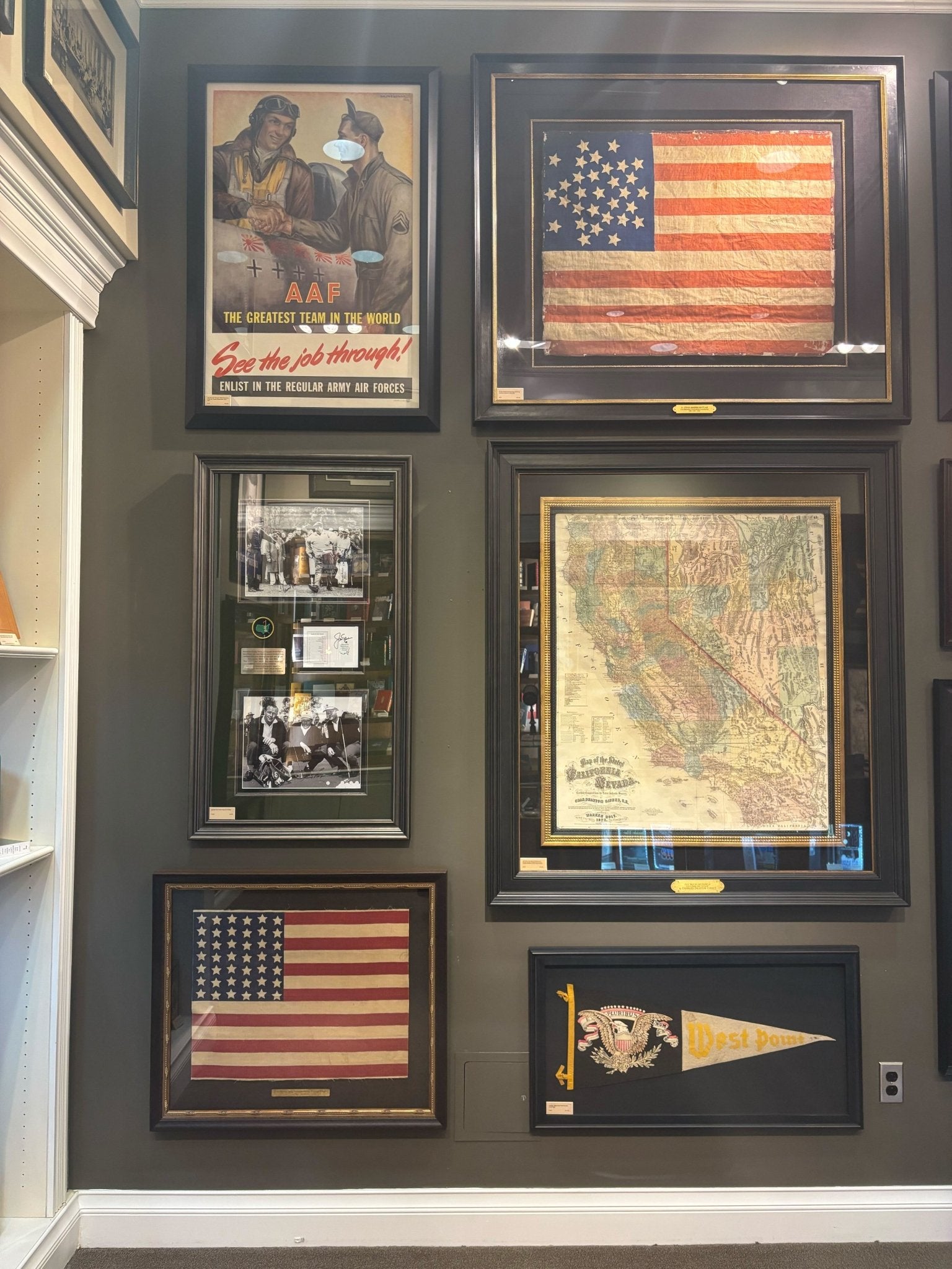 31-Star Printed American Flag, Celebrating California Statehood, Circa