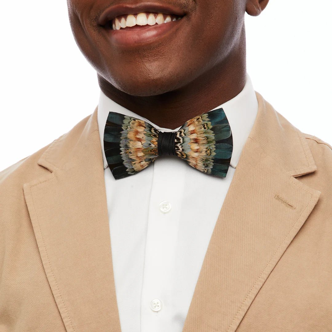 Wallace Feather Bow Tie - The Great Republic