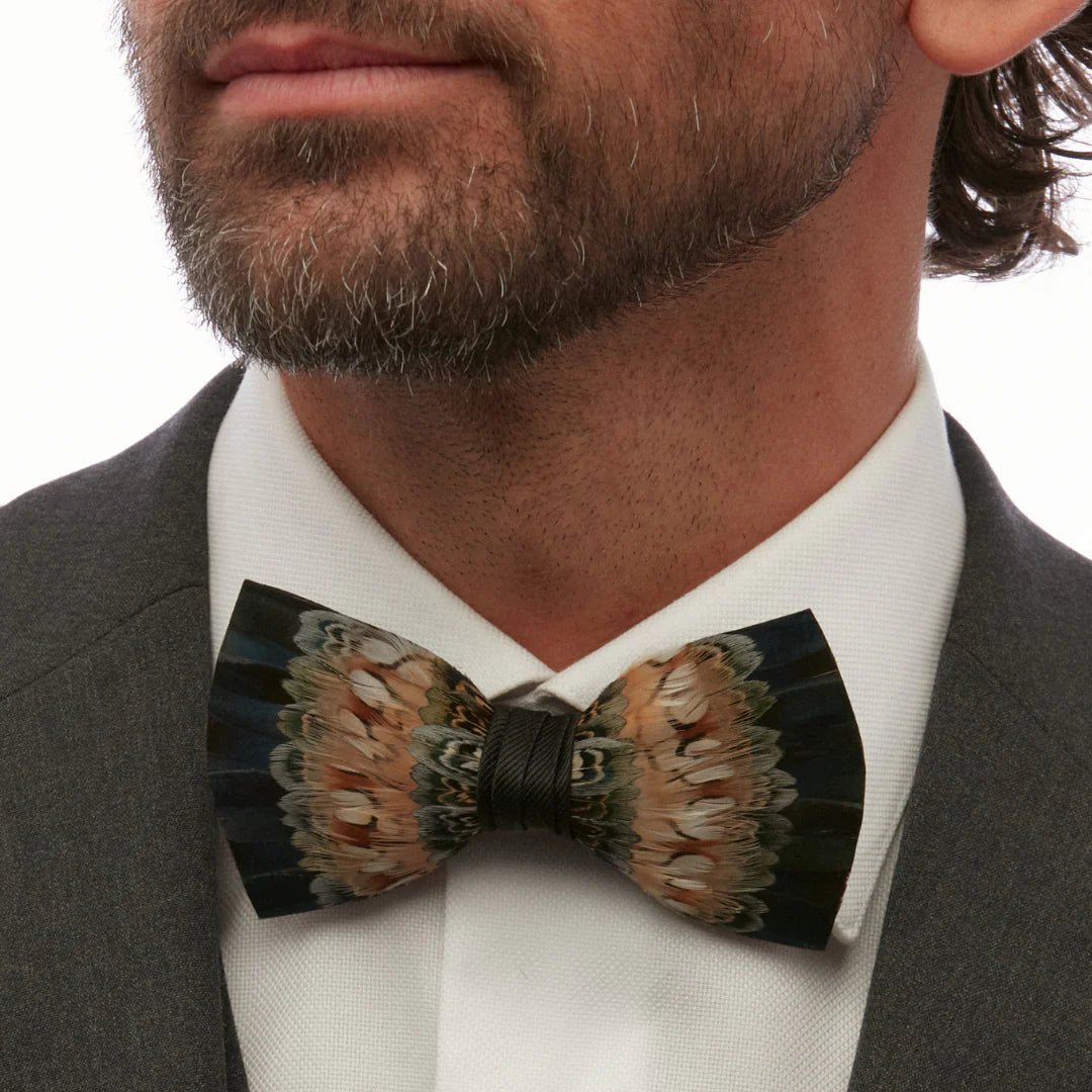 Wallace Feather Bow Tie - The Great Republic