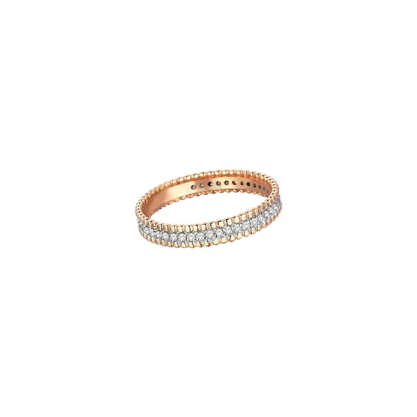 White Diamond One Row Eternity Band - The Great Republic