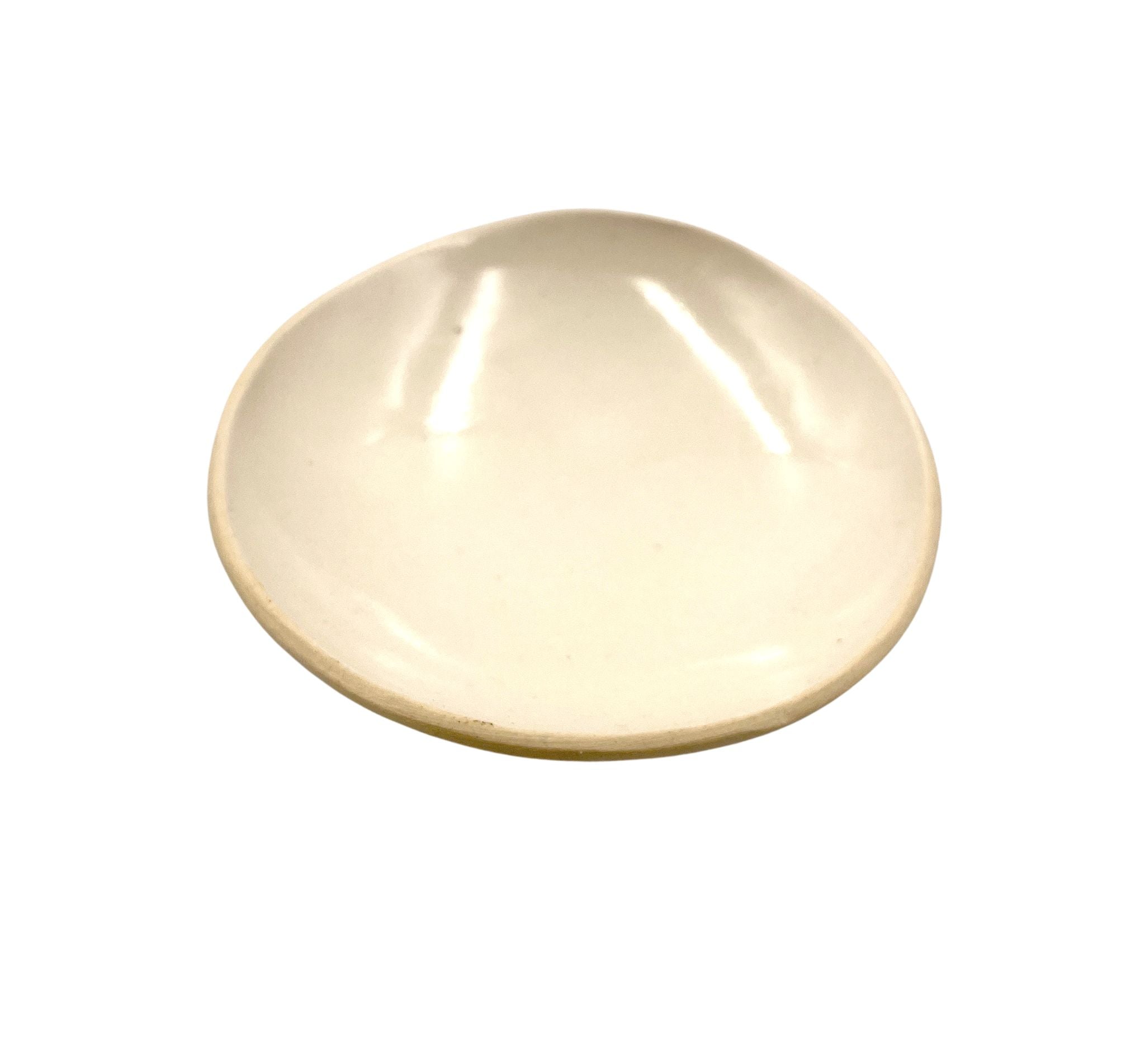 White Gloss Ceramic Ring Dish - The Great Republic