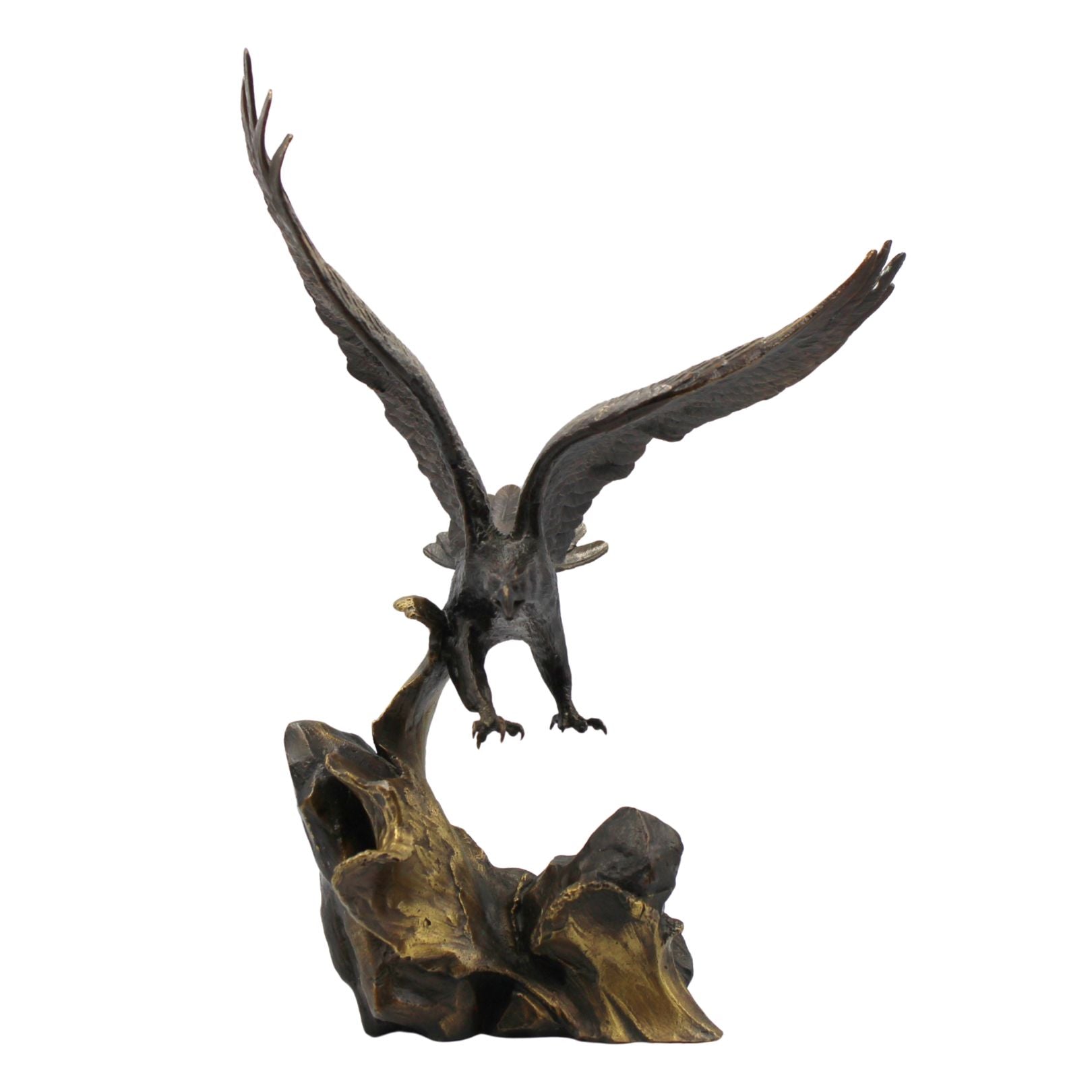 "Wings of Glory" Bronze Eagle Sculpture by Ronald Van Ruyckevelt, 1990 - The Great Republic