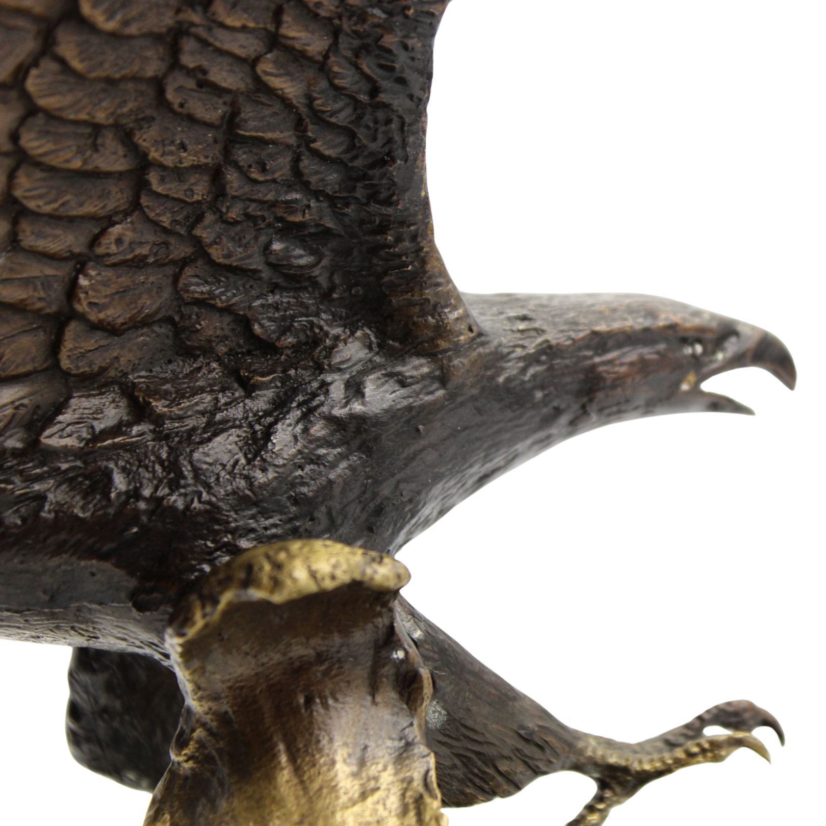 "Wings of Glory" Bronze Eagle Sculpture by Ronald Van Ruyckevelt, 1990 - The Great Republic