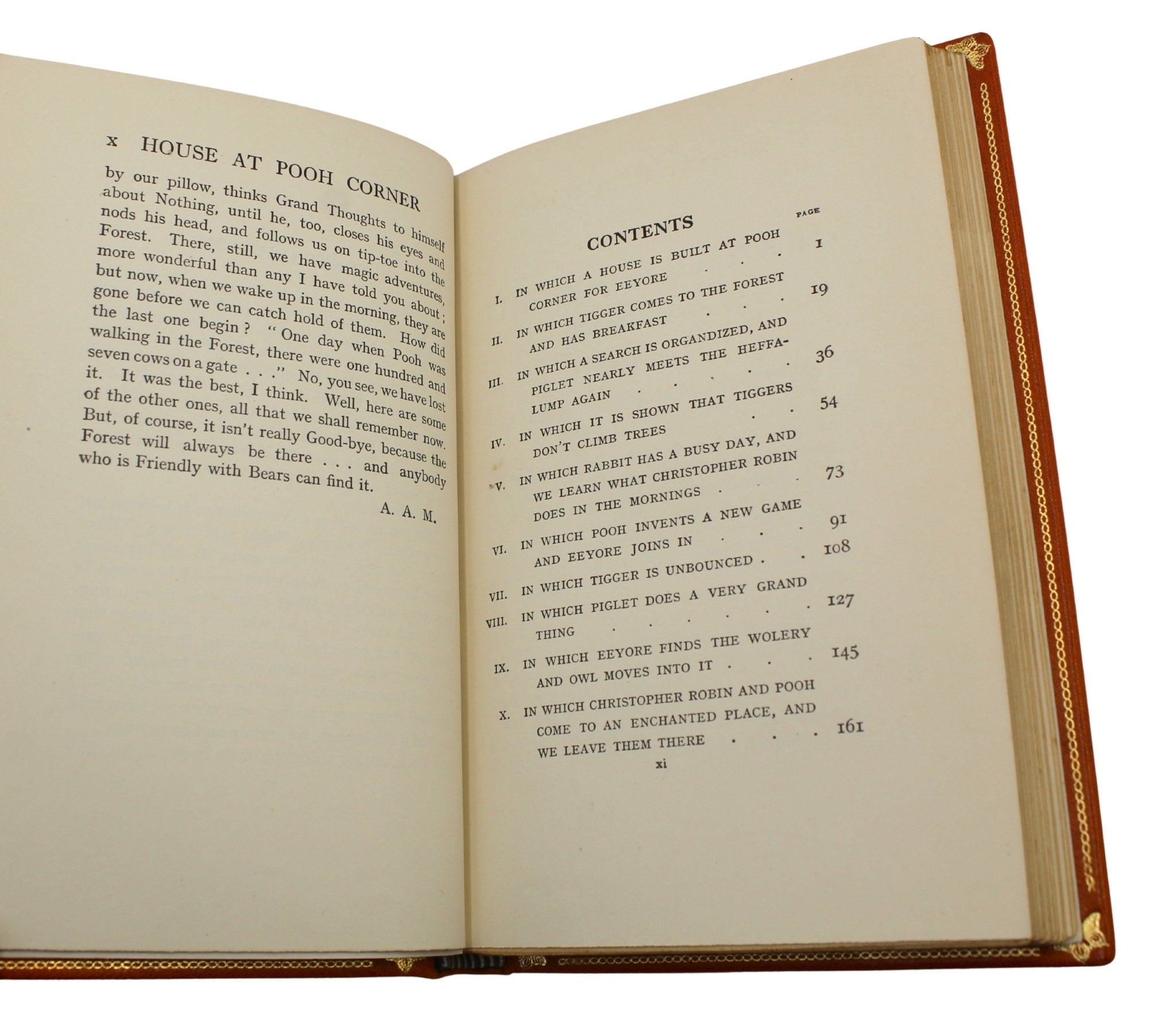 Winnie the Pooh by A. A. Milne, UK First Editions, 4 Volume Set, 1925 - 1929, with Tipped - in Signed Letter by Milne, 1927 - The Great Republic