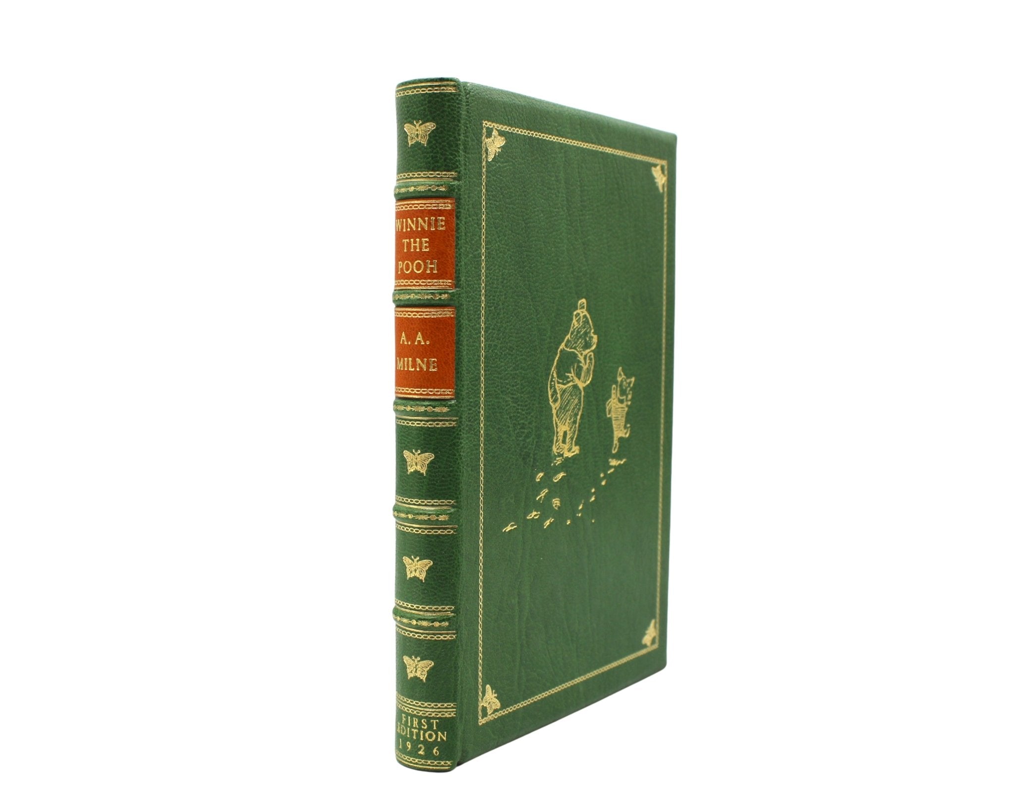 Winnie the Pooh by A. A. Milne, UK First Editions, 4 Volume Set, 1925 - 1929, with Tipped - in Signed Letter by Milne, 1927 - The Great Republic