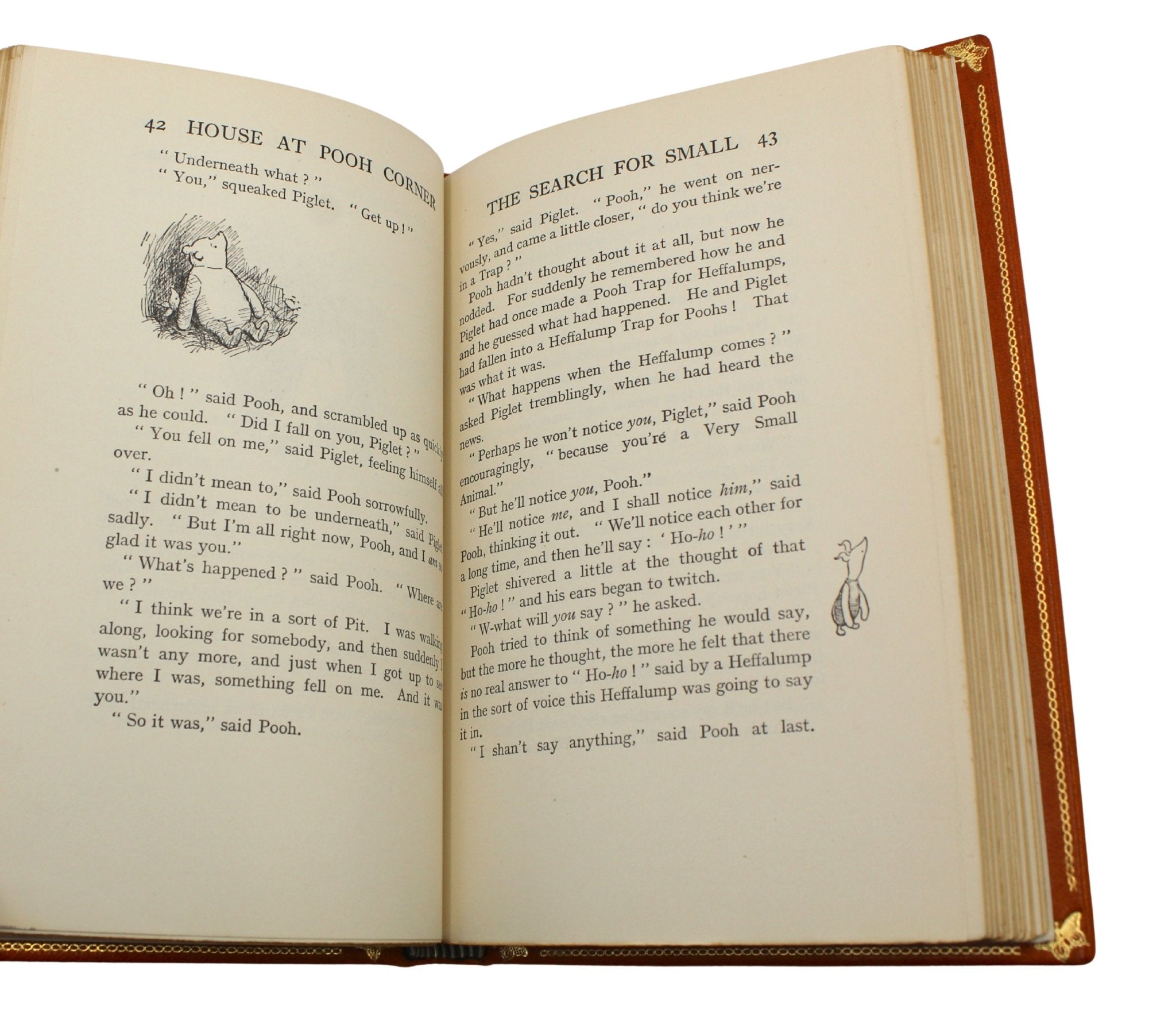 Winnie the Pooh by A. A. Milne, UK First Editions, 4 Volume Set, 1925 - 1929, with Tipped - in Signed Letter by Milne, 1927 - The Great Republic
