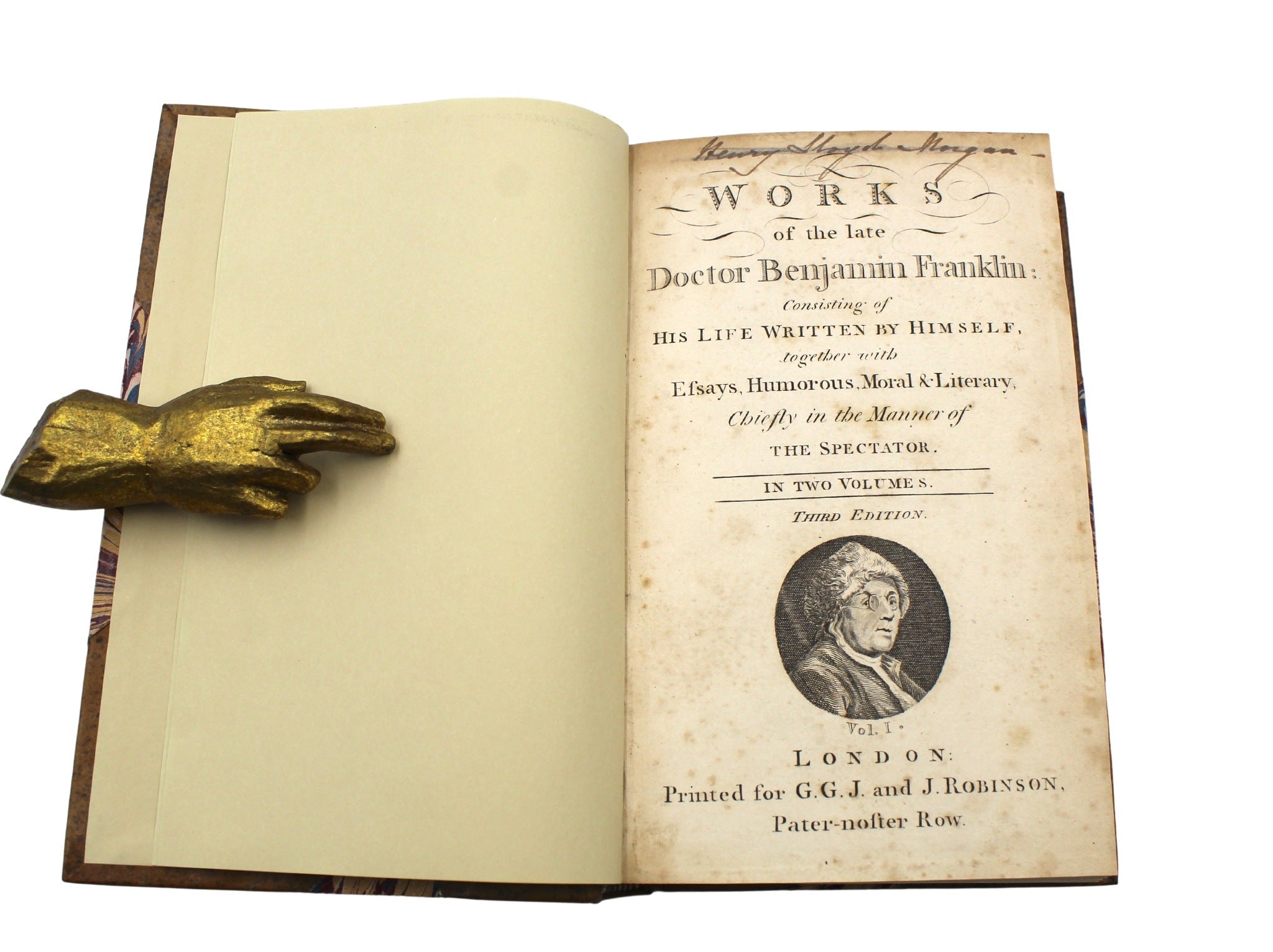 Works of the Late Doctor Benjamin Franklin, Third Edition, Two Volumes Bound Together, 1794 - The Great Republic
