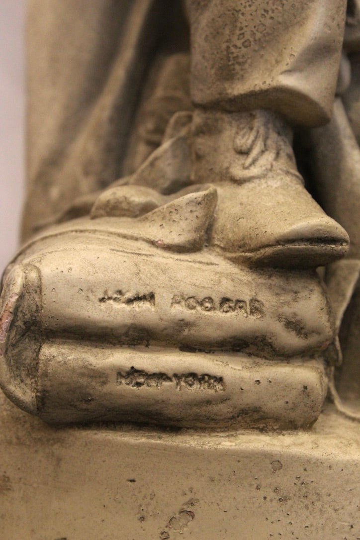 "Wounded to the Rear. One More Shot" Civil War Plaster Sculpture by John Rogers - The Great Republic