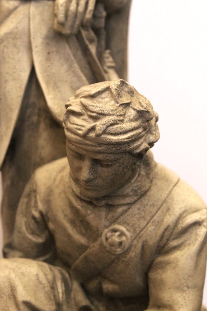 "Wounded to the Rear. One More Shot" Civil War Plaster Sculpture by John Rogers - The Great Republic