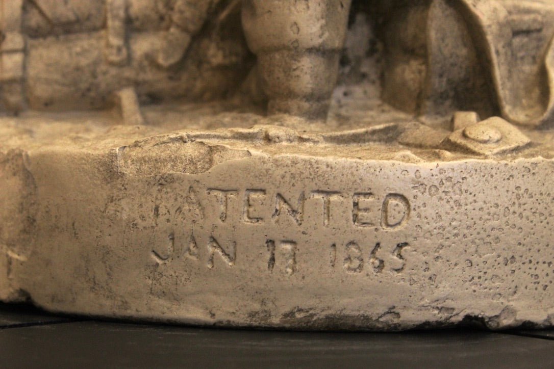 "Wounded to the Rear. One More Shot" Civil War Plaster Sculpture by John Rogers - The Great Republic