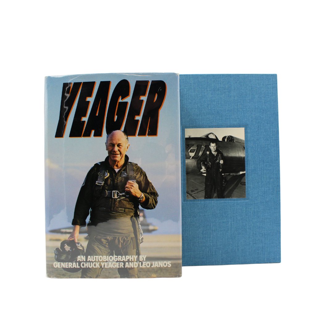 Yeager, An Autobiography by Chuck Yeager and Leo Janos, Signed by Chuck Yeager, Third Edition, 1985 - The Great Republic