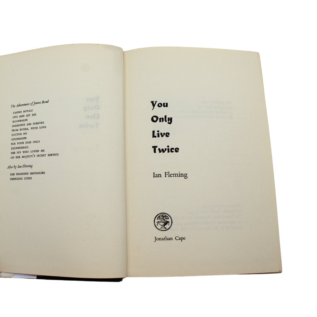 You Only Live Twice by Ian Fleming, First Edition, in Original Dust Jacket, 1964 - The Great Republic
