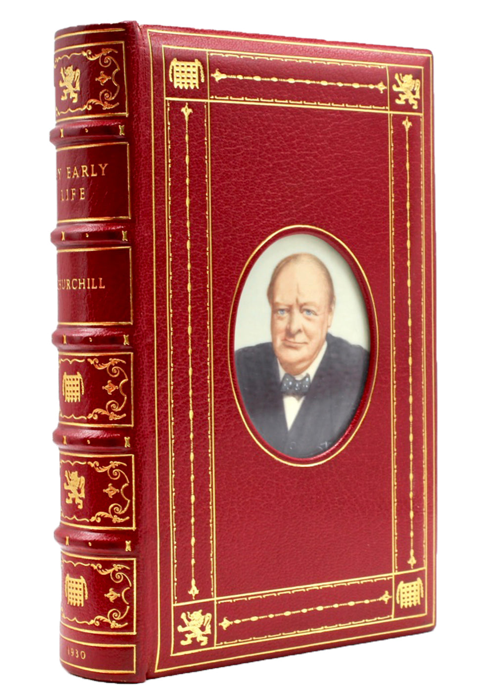 My Early Life by Winston Churchill, First Edition, in Cosway-style Asprey Binding, 1930