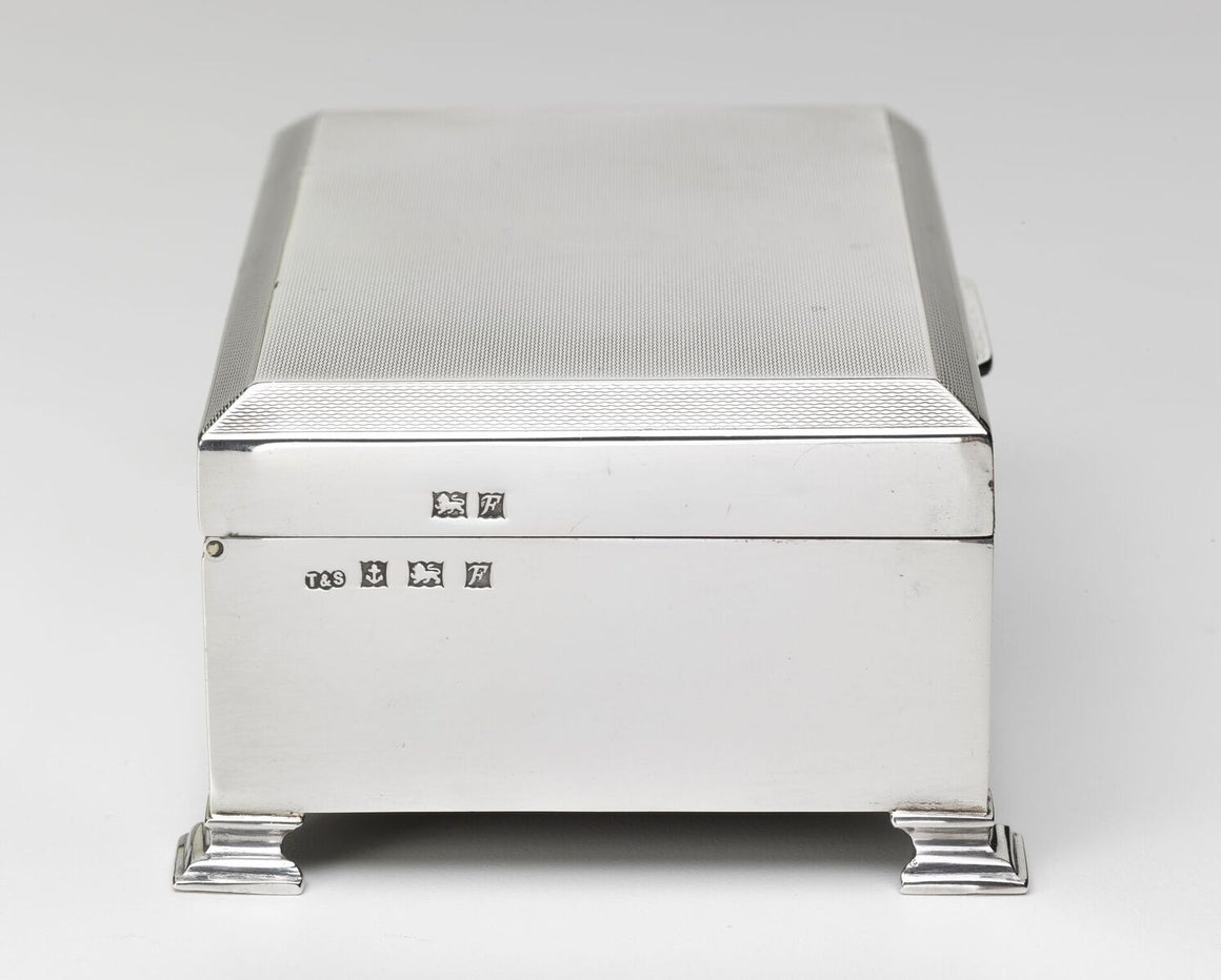 Hallmarked Silver Plated Keepsake Box - Sheffield, UK, Circa 1900 - The Great Republic