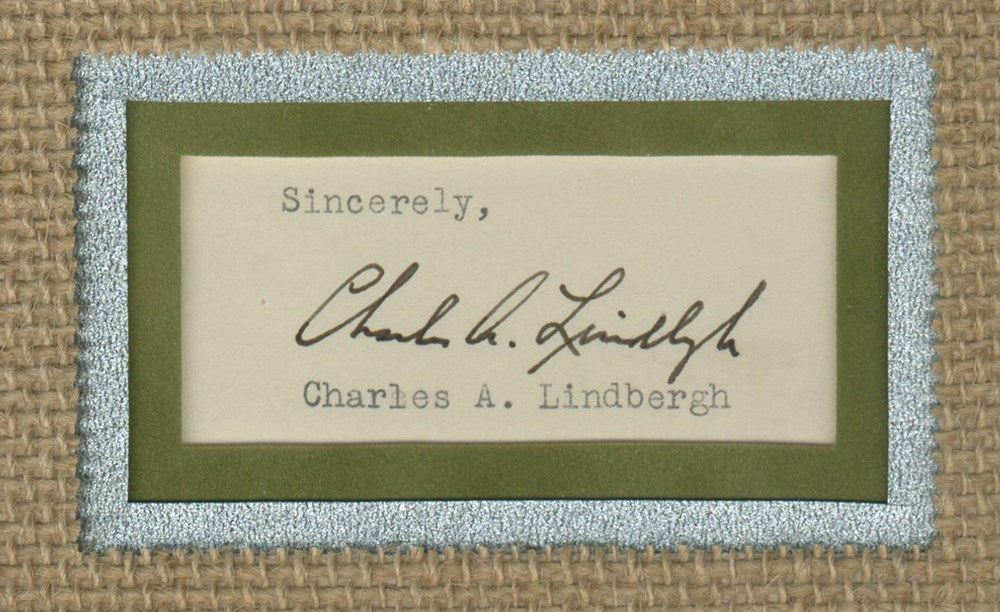 Charles A. Lindbergh Signature