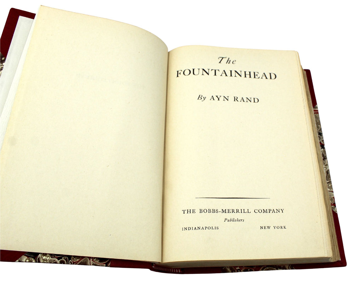 The Fountainhead by Ayn Rand, First Edition, 1943