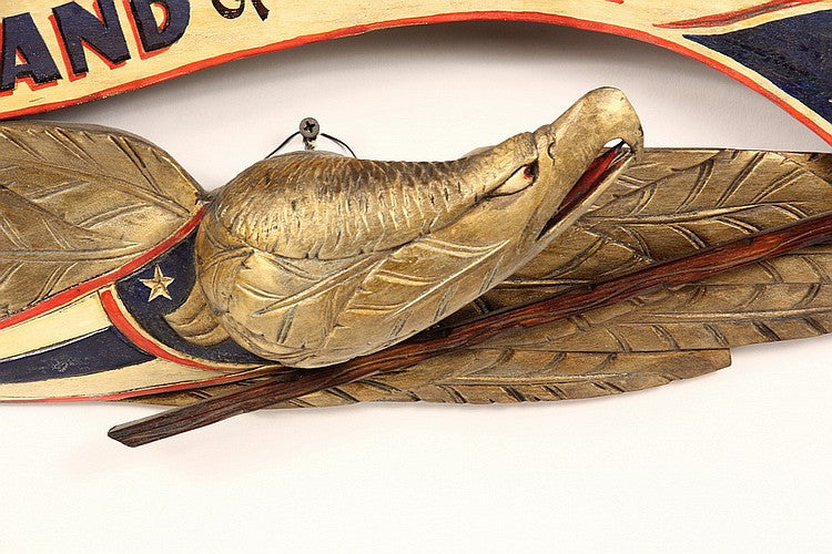 Land of the Free American Folk Eagle, Handcarved & Painted in the Style of Bellamy - The Great Republic
