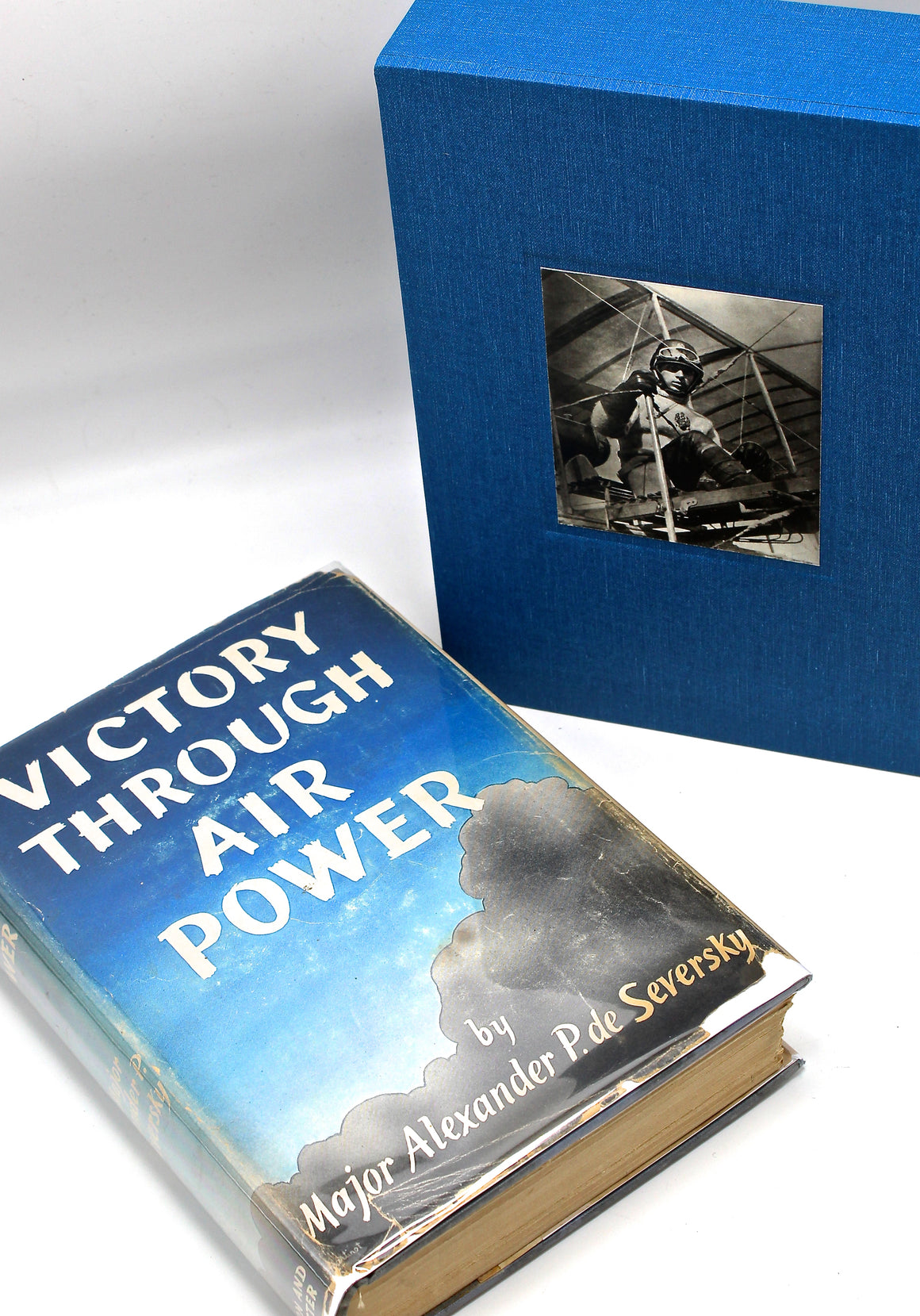 Victory Through Air Power, Signed and Inscribed by Major Alexander P. de Saversky, First Printing, 1942