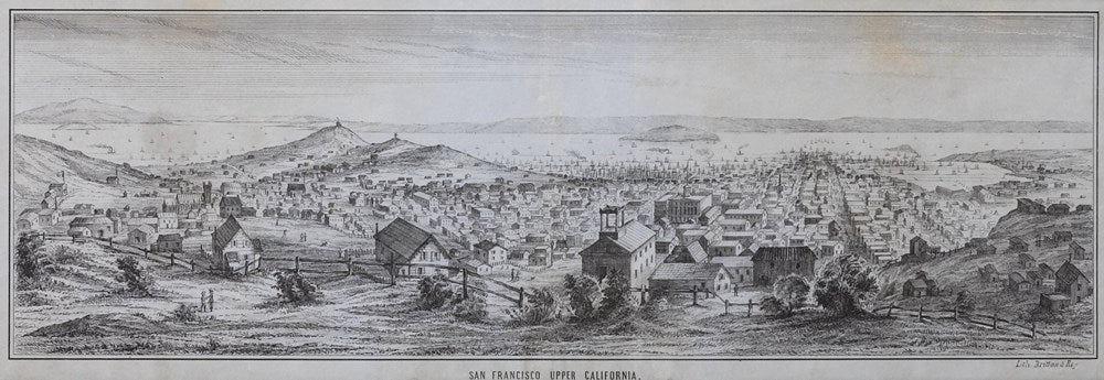 1851 “San Francisco, Upper California” Lettersheet by Britton & Rey