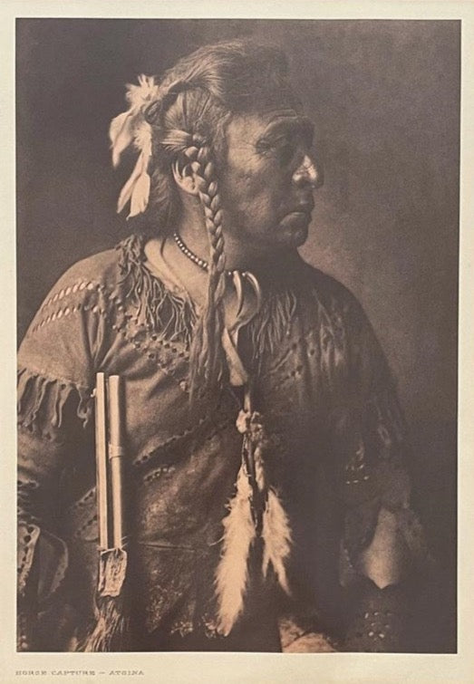 "Horse Capture - Atsina" by Edward S. Curtis, 1908