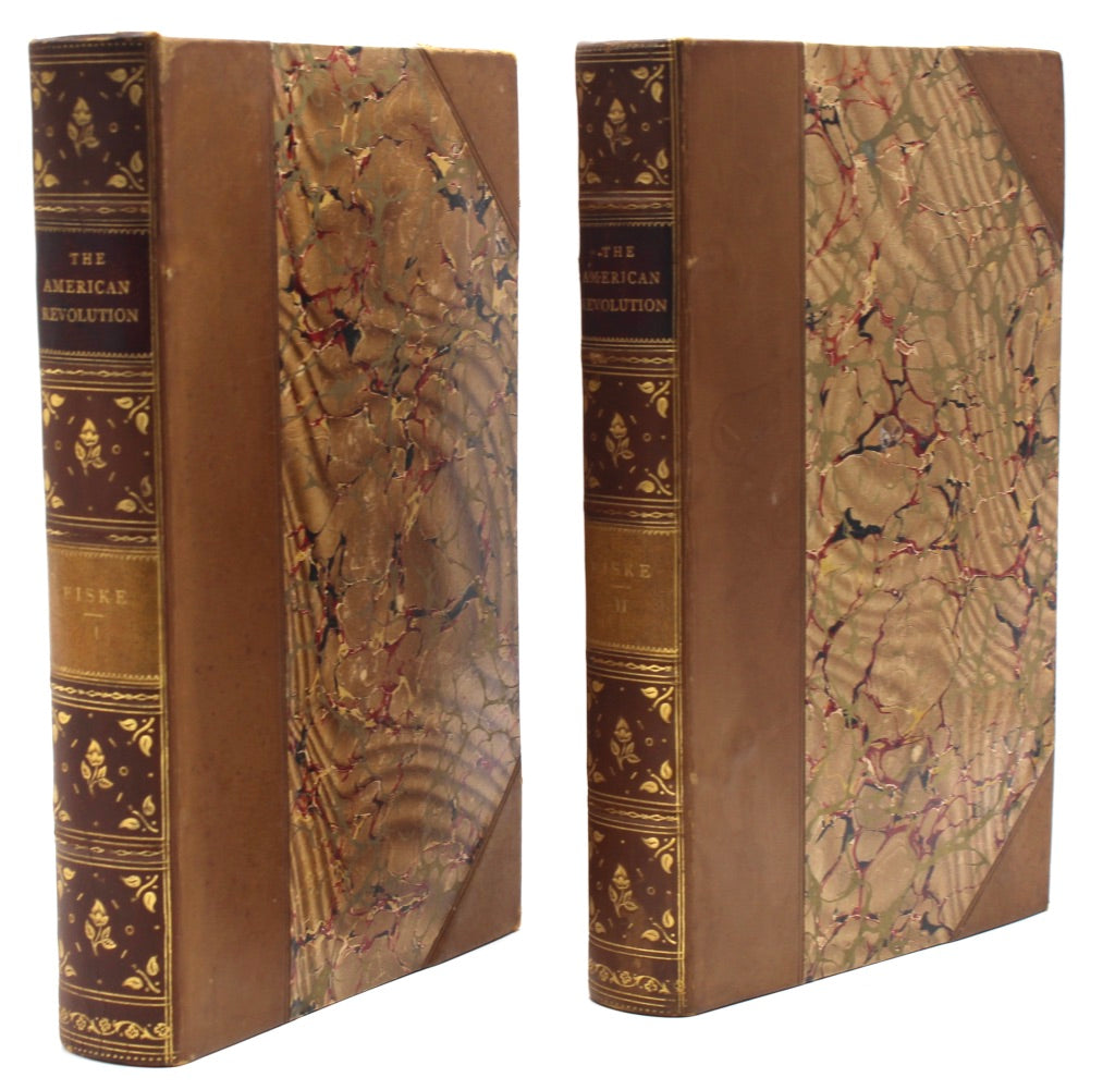 The American Revolution by John Fiske, Later Printing, Two Volumes, 1901
