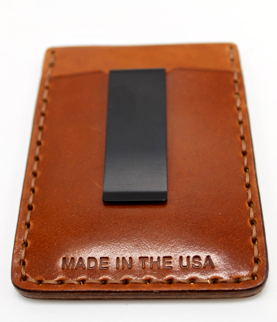 Hand Stitched Money Clip Wallet