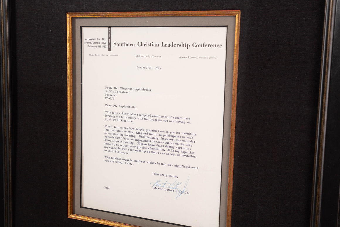 Martin Luther King, Jr. Signed Letter on Southern Christian Leadership Letterhead, 1965